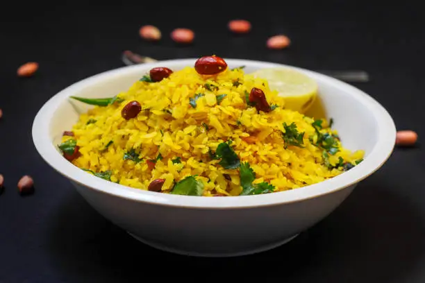 Classic Kanda Poha with Peanuts