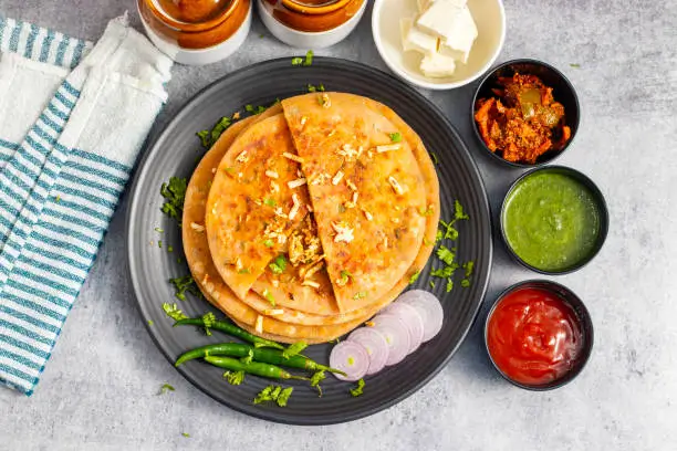 Paneer Stuffed Paratha for a Hearty Breakfast