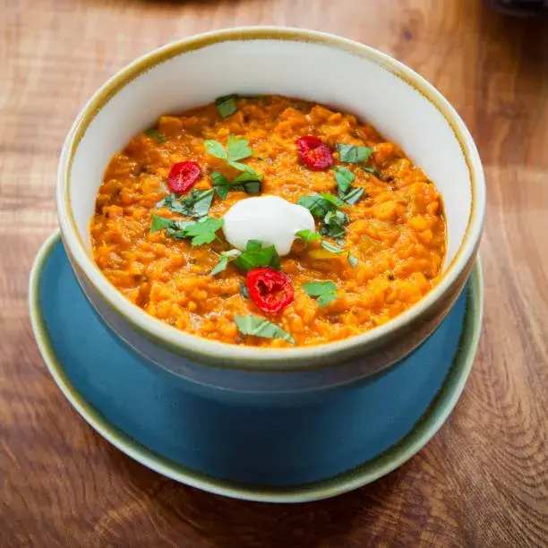 Dal Tadka with Garlic and Ghee