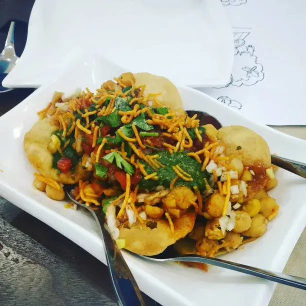 Aloo Tikki Chaat with Tangy Chutneys